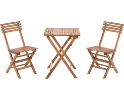 SOLAROLO - Bistroset - Bruin - Gecertificeerd acaciahout