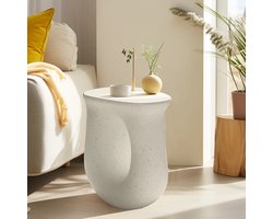 Solayne, Bijzettafel, Salontafel, Nachtkastje, Stijlvol & Modern - Beige