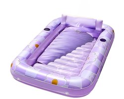 Solene Zonnebed Opblaasbaar - Opblaasbare Zonnebed - Opblaasbare Ligbed - Opblaasbare Zonnebadligstoel - Luchtmatras - Opblaasbare Zwembad - Geschikt Voor Volwassenen En Kinderen - Ideaal Voor Zwembad, Strand En Tuin - UV-bestendig