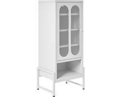 SOLETTA - Dressoir - Wit - Staal