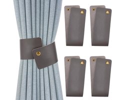 Solidchoice - Elegante PU-lederen Gordijnhouders in Vintage Stijl