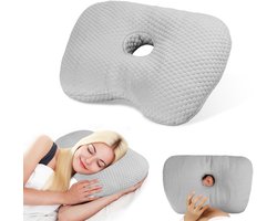 Solidchoice - Piercing Pillow met Ovale Opening voor Comfortabele Nachtrust