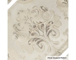 Solidchoice - Placemats 30x45cm - Luxe Tafelmatten Set van 6 in Licht Champagne