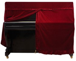 Solidchoice - Pluche Pianodeksel - Stofdicht en Decoratief