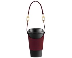 Solidchoice - PU Leren Beschermhoes voor Koffiekopjes en Theekopjes