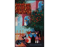 Solidchoice - Vloermat Vita Familiare - 75 x 120 cm - wasbaar