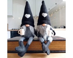 SolidKeus - 2x Pluche Koffie Gnomes voor Decoratie