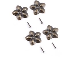 SolidKeus - Decoratieve Spijkers voor Meubels in Pluimbloemdesign