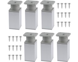 SolidKeus - Verstelbare Meubelpoten Set van 6 voor DIY Meubels