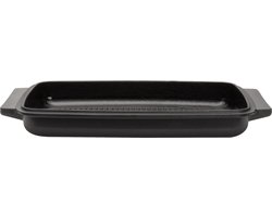 Solido Rechthoekige grill/schotel gietijzer - alle warmtebronnen