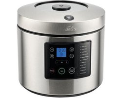 Solis Rice & Potato Cooker 8161 - Aardappel- en Rijstkoker - RVS - Stoomkoker - Stoompan - Zilver