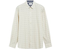 s.Oliver - male - Regular Fit: overhemd van stretchkatoen met all-over-print