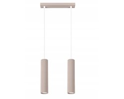 Sollux Carbon Dubbele Hanglamp Taupe GU10 - Modern Design