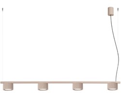 Sollux Lighting Kroonluchter AURA - Gx53 - taupe - aluminium - 122x10x208cm