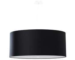 Sollux OTTO Hanglamp Zwart Cilinder 70cm E27 6x60W