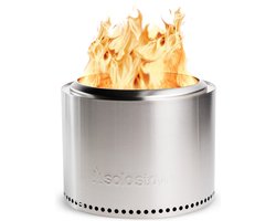 Solo Stove Bonfire-Vuurkorf 2.0 | Rookvrije Vuurplaats, Houtverbranding, Met uitneembare aslade, 304 Roestvrijstaal, 49,5 x 35,5 cm, 9 kg,