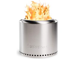 Solo Stove Ranger-Vuurkorf 2.0 | Rookvrije Vuurplaats, Houtverbranding, Met uitneembare aslade, 304 Roestvrijstaal, 38 x 32 cm, 6,8 kg