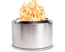 Solo Stove Yukon-Vuurkorf 2.0 | Rookvrije Vuurplaats, Houtverbranding, Met uitneembare aslade, 304 Roestvrijstaal, 68,5 x 43 cm, 18,3 kg