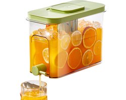 Solud Waterkan 4L - Drankendispenser met kraantje - Karaf - Waterkaraf - Limonadetap - Watertap