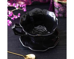Something Different - Black Rose Kop en schotel - Zwart
