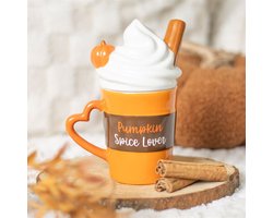 Something Different - Pumpkin Spice Latte Shaped Lidded Mok/beker - Multicolours