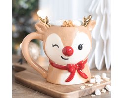 Something different - Ruby the reindeer - Mug & socks set