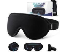 Somnifiq Slaapmasker - Luxe 3D Oogmasker Slaap - Zijden Slaapmasker - Traagschuim - 100% Verduisterend - Voor Mannen en Vrouwen
