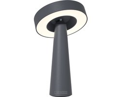 SOMPEX NEWDES TAFELLAMP TIP (ACCULAMP)ANTRACIET - draadloos - dimbaar - met USB oplaadstation