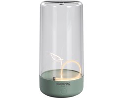 Sompex Pulse magnetische Sfeerlamp olijf groen - indoor / outdoor / voor binnen en buiten / oplaadbaar / dimbaar