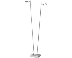 Sompex Quad Led Leeslamp Zilvergrijs - vloerlamp Duo