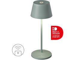 Sompex | Seoul Micro RC| Olijf groen | oplaadbare tafellamp / draadloos / overal mee naar toe te nemen / leuk voor op tafel , dressoir of gewoon om kado te geven
