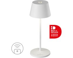 Sompex | Seoul Micro RC| Wit | oplaadbare tafellamp |