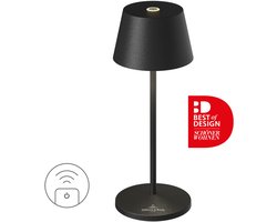 Sompex | Seoul Micro RC| Zwart | oplaadbare tafellamp |