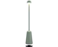 Sompex tafellamp MINIMAX - olijf groen, oplaadbare tafellamp