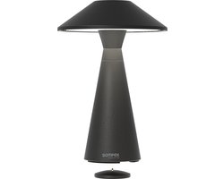 Sompex Tafellamp Move | Zwart |  Led - indoor / outdoor voor binnen en buiten - in hoogte verstelbaar met oplaadstation USB om draadloos op te laden