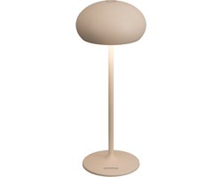 Sompex tafellamp | PEBBLE | Zand | Oplaadbaar | Accu / draadloos / overal mee naar toe te nemen / zonder snoer / leuk op de tafel of de stoel - overal staat hij even cool