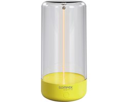 Sompex Tafellamp Pulse | Magnetische sfeerlamp| Geel| indoor | outdoor | oplaadbaar | dimbaar