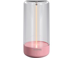 Sompex Tafellamp Pulse | Magnetische sfeerlamp| Roze | indoor | outdoor | oplaadbaar | dimbaar