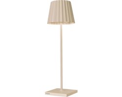 Sompex Troll 2.0 | LED tafellamp voor buiten en binnen | Werkt op accu | Aluminium | Dimbaar | Incl. Inductie | Sand