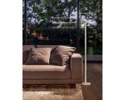 Sompex TUBO - wit, oplaadbare vloerlamp,- dimbaar - 1 lichts-met los af te nemen element 360 graden draaibaar / accu tot 24 uur licht - ideaal als leeslamp