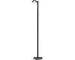 Sompex | vloerlamp RONDA| Antraciet | oplaadbare vloerlamp / draadloos / overal mee naar toe te nemen
