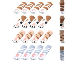 Somstyle 16x Meubelsok - Stoelpoot, Tafelpoot & Deurklink Beschermers - Kattenpoot Design