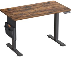 SONGMICS - Bureau - Zit Sta Bureau - Elektrisch In Hoogte - 4 Geheugenstanden - USB-C Poort