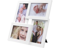 Songmics Fotolijst Collage 4 Stuks - Lijst Voor 4 Foto's