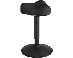 SONGMICS - Kruk - Kruk voor Bureau - 360° Kantelbaar - In Hoogte Verstelbaar 58-83 cm - Groot Onderstel
