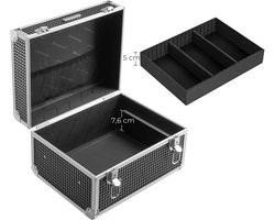 SONGMICS - Make Up Koffer - Met Uitneembaar Lade - Met Slot - Ideaal voor Reizen en Professionals