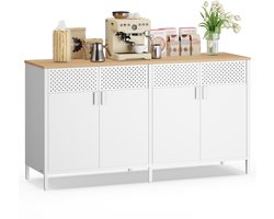 SONGMICS - Opbergkast - Met Verstelbare Planken - Voor Woonkamer of Kantoor