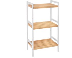 SONGMICS - Stellingkast - Opbergrek - 3 Lagen - Voor Badkamer Keuken Slaapkamer Balkon