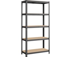 SONGMICS - Stellingkast - Opbergrek - Zware - Metalen Frame - Verstelbare - Draagvermogen 875 kg