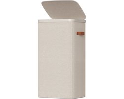 SONGMICS - Wasmand - Wasmand met Deksel en Handgrepen - Uitneembare Waszak - Eenvoudige Montage